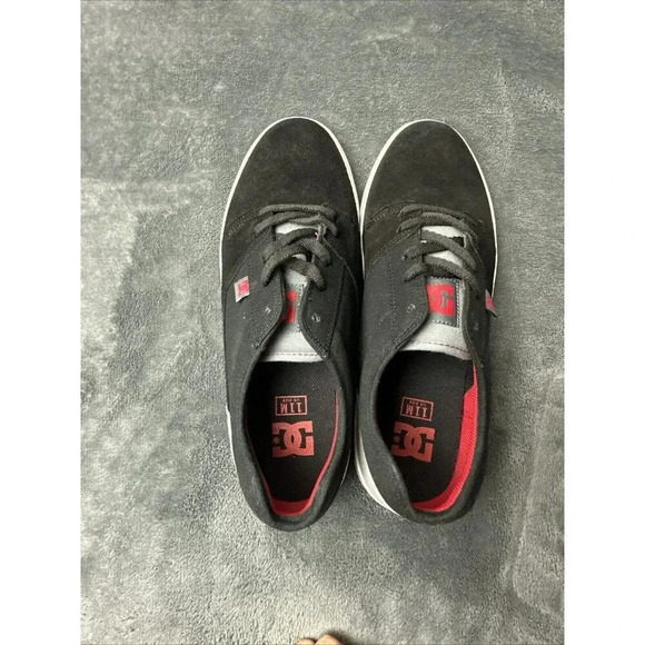 DC Men's Tonik Black/Grey Red Leather Shoes Size 11 Skateboarding Sneake… - Picture 15 of 16